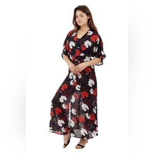 Stella Morgan Sheer Floral Maxi Dress (6)